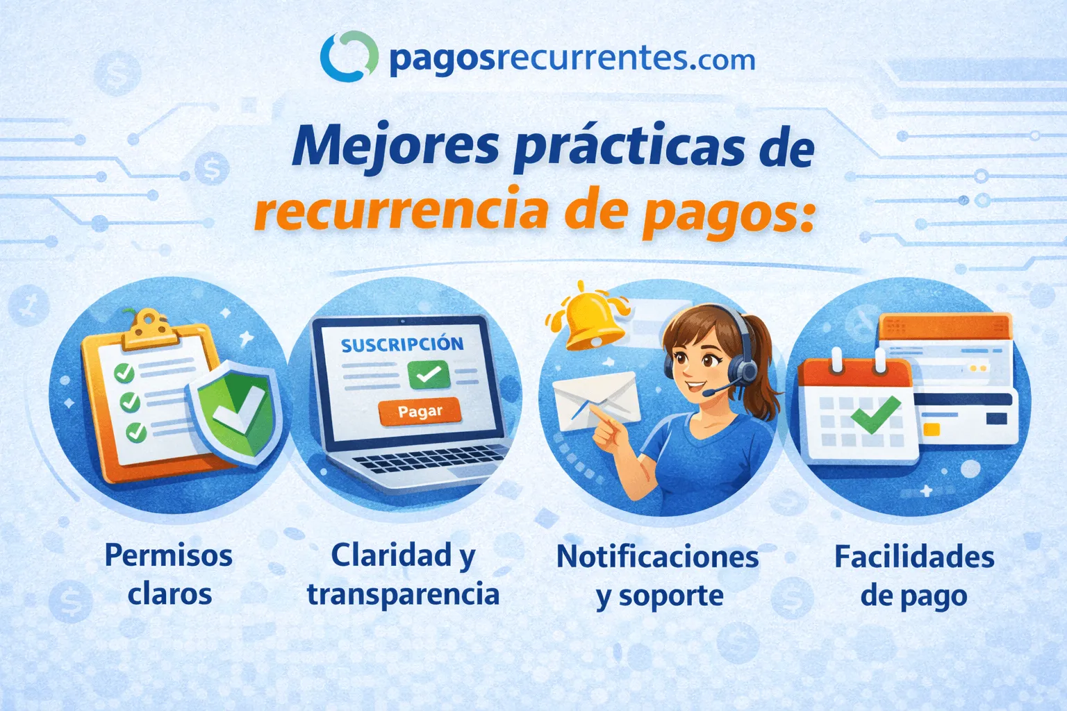Mejores prácticas pagos recurrentes